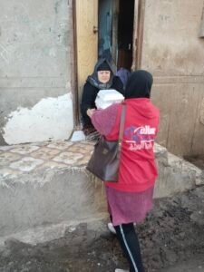 توزيع وجبات الإطعام