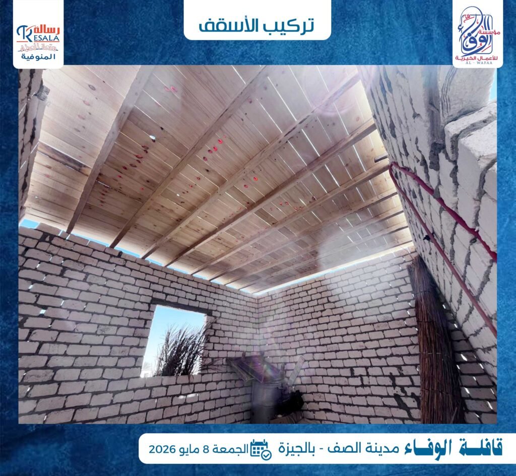 قافلة الوفاء بمدينة الصف في الجيزة