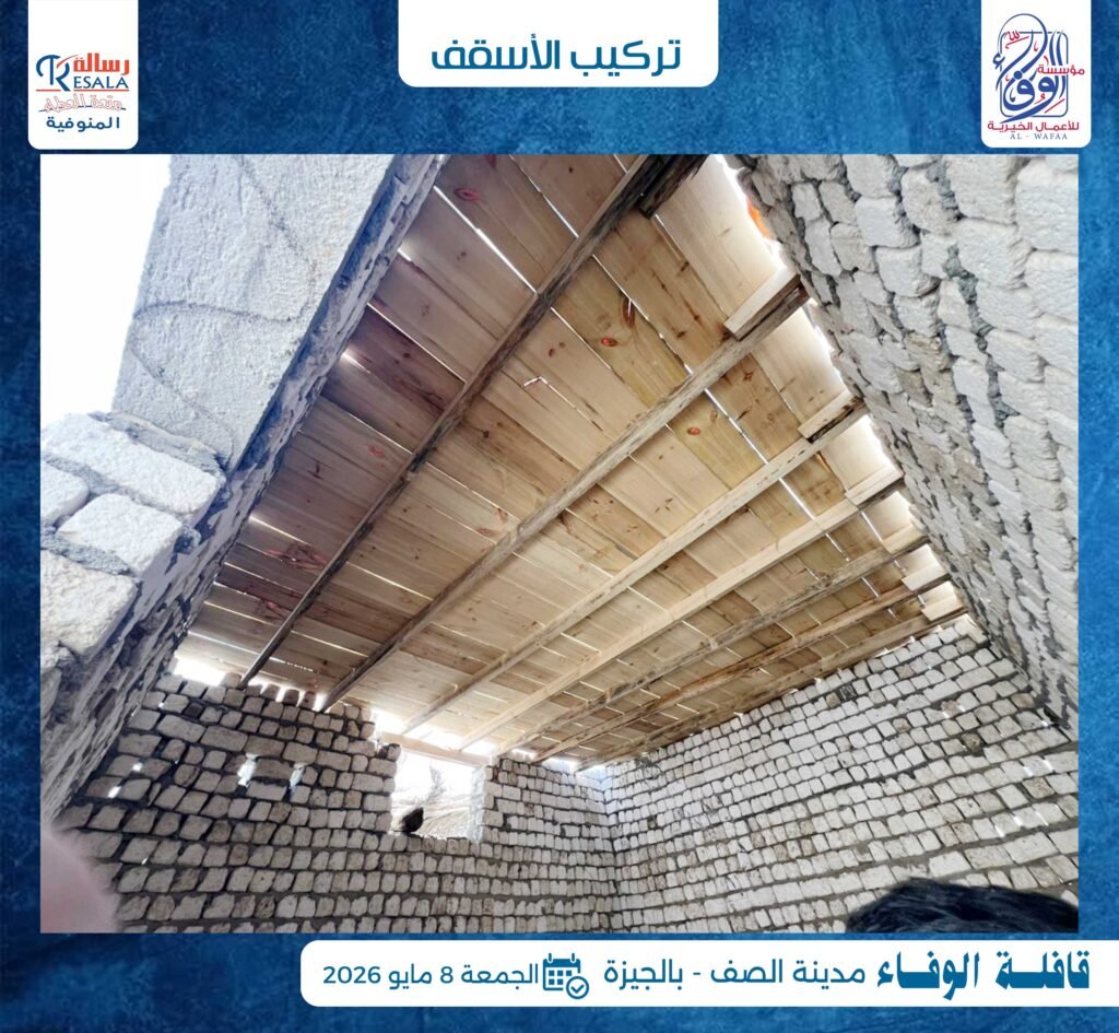 قافلة الوفاء بمدينة الصف في الجيزة