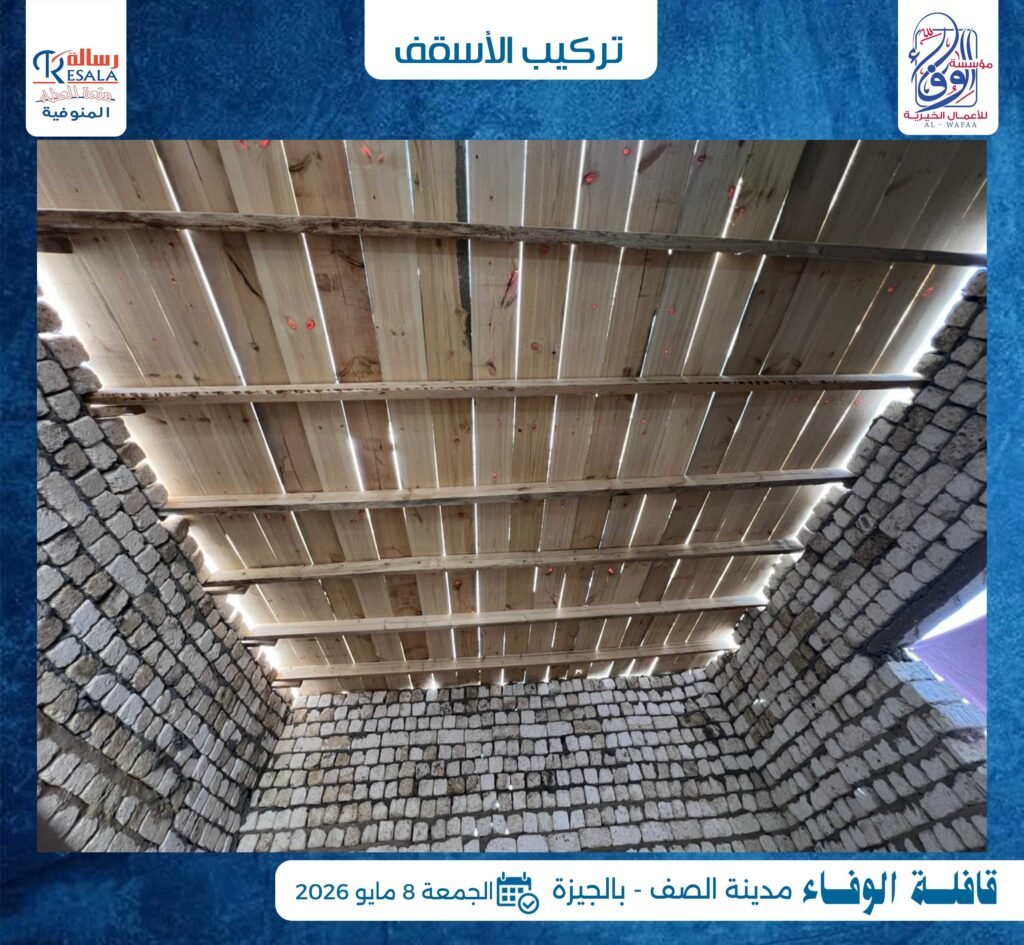 قافلة الوفاء بمدينة الصف في الجيزة